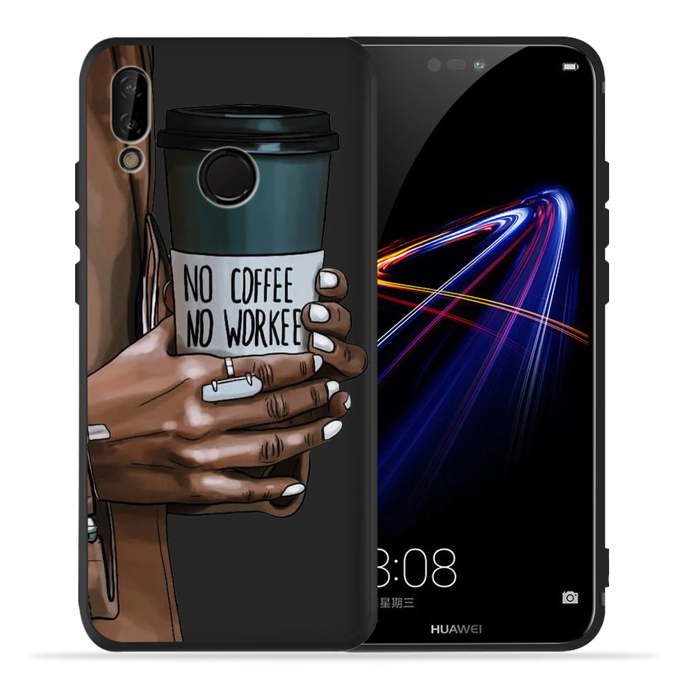 High heels Girl Flower Phone Case For Huawei Honor 20 Lite View 20 20Pro 10 Lite 9 Lite 10 9 8 8x 8c 8 Lite Capa Etui