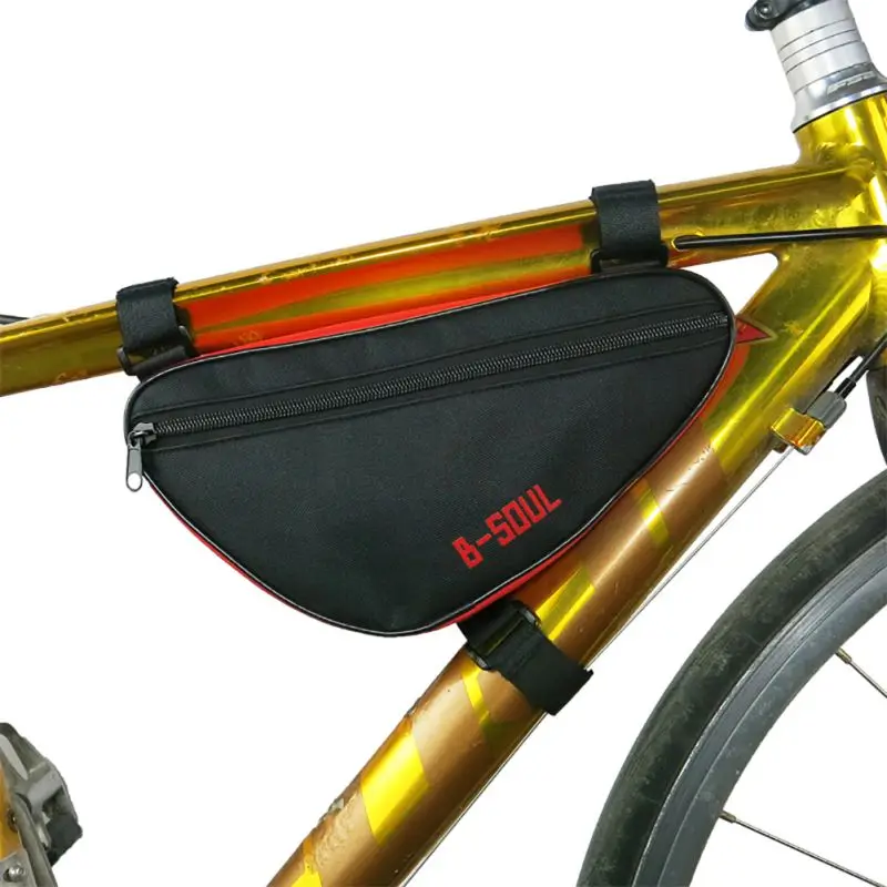Clearance Outdoor Cycling Front Bag Waterproof Outdoor Triangle Bicycle Front Tube Frame Bags for Mountain Cycling Road Cycling 4