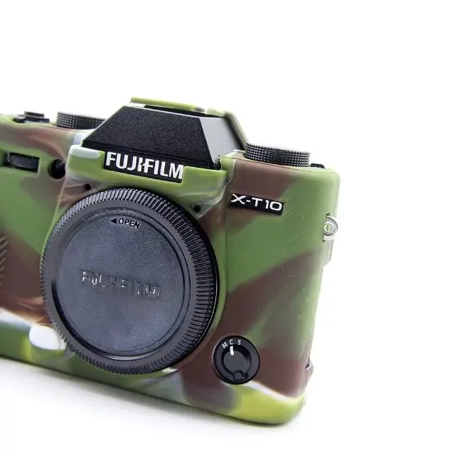 schwarz Kamera Silikon Hülle Case Schutzhülle für Fujifilm XT10 XT20 schwarz Kamera Silikon Hülle Case Schutzhülle für Fujifilm XT10 XT20
