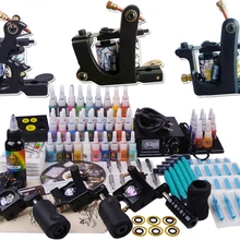 Перманентного макияжа питания 3 оружие комплект татуировки Полный автомат профессиональный пирсинг комплект машина для татуировки