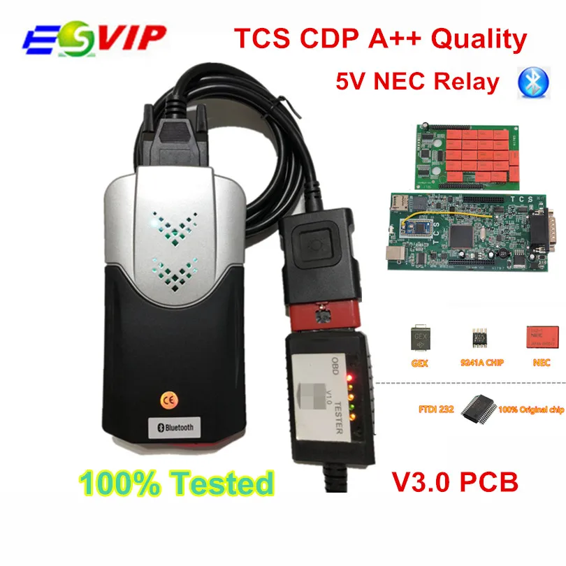 + + TCS CDP Pro с bluetooth v3.0 печатной платы 2016,00/2015 R3 Keygen Бесплатная активировать автомобиля инструменту диагностики CDP PRO plus для автомобилей и