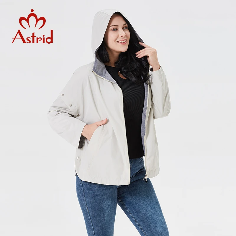

Astrid 2019 trench coat Autumn New Women's Casual trench coat Solid color Fashion trench short coat for women Clothing AS-6139