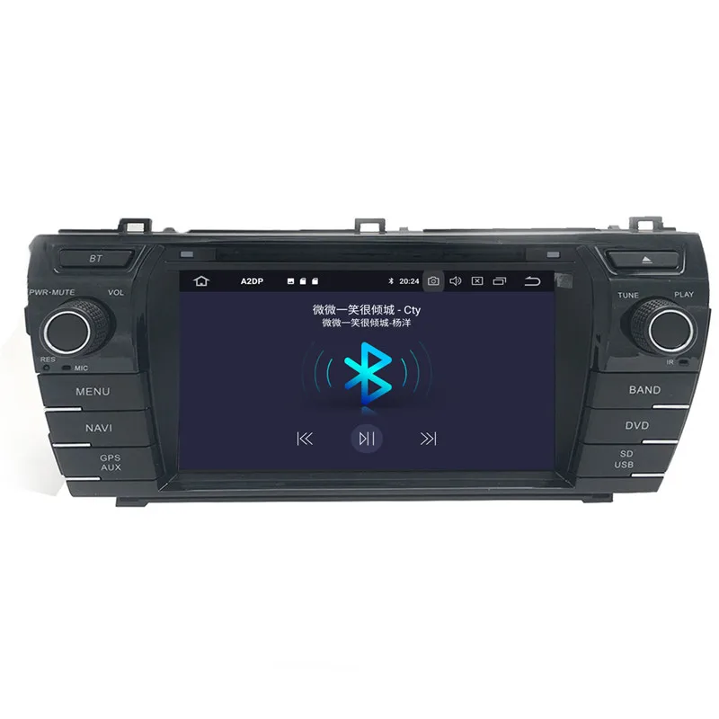 Автомобильный мультимедийный плеер Android 9 0 ОЗУ 4 Гб 2 Din для Toyota Corolla 2013 2014 2015 2016 DVD