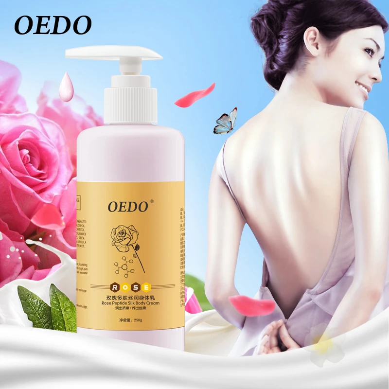 Super Rose Peptide Moist Body Lotion Body Cream Moisturizing Skin Care Improve Dry and Rough Whiteing Ant-Aging Cream