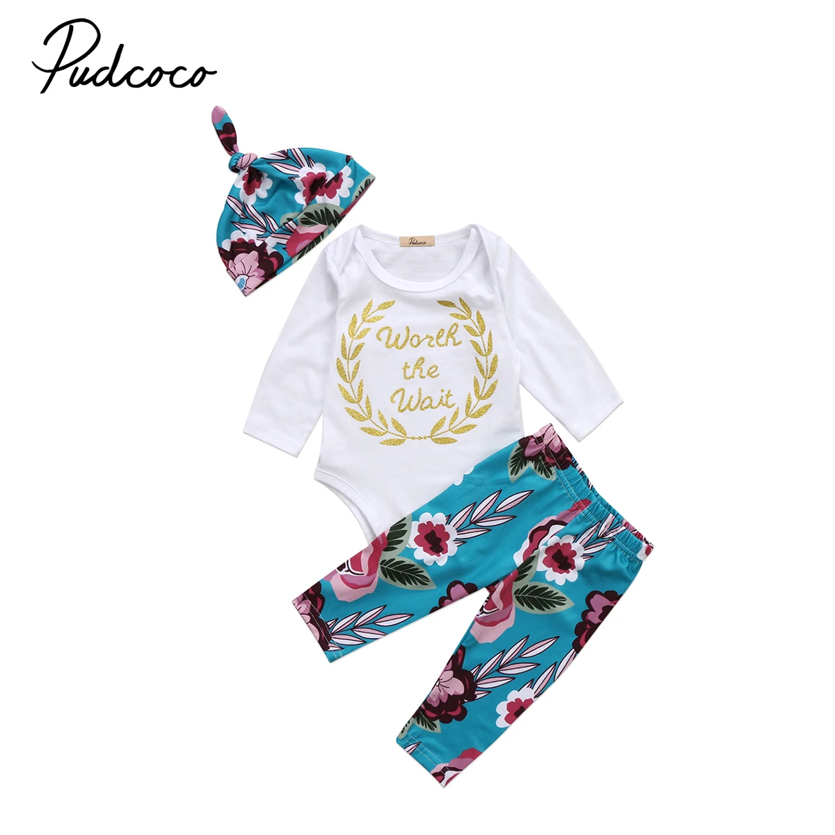 2017 pudcoco Newest Arrivals Hot Infant Newborn Toddler 3pcs Baby Boys