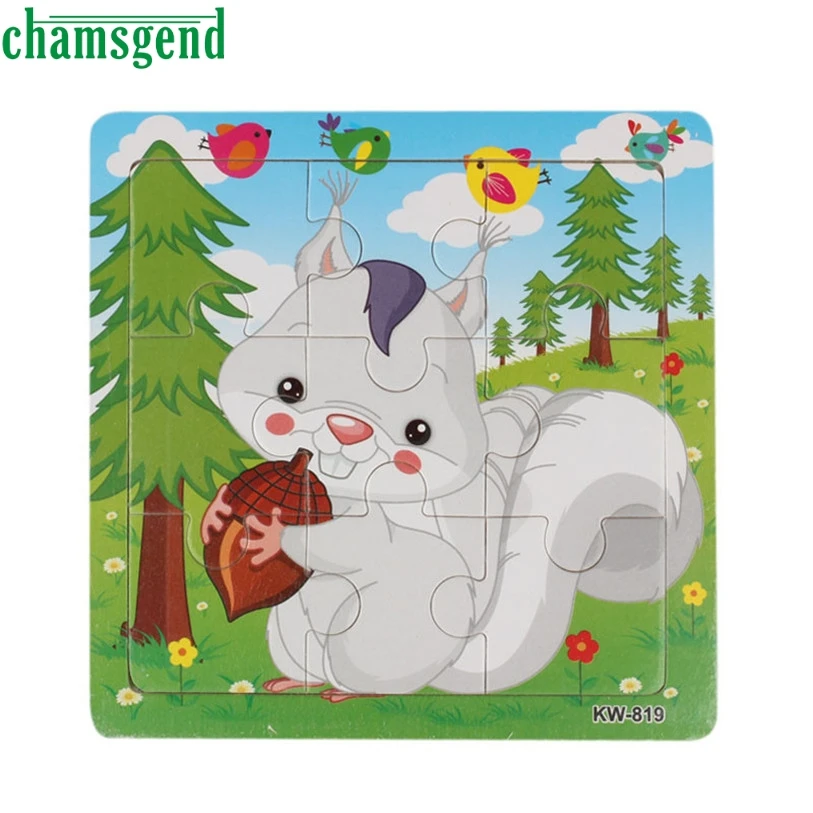 TS Wooden Rabbit Jigsaw Toys For Kids Education And Learning Puzzles Levert Dropship Gift | Игрушки и хобби