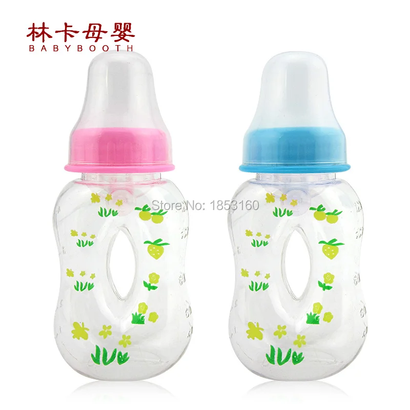2016 New Plastic Baby Bottles Of 120 Ml Pc Material Safe Blue Pink
