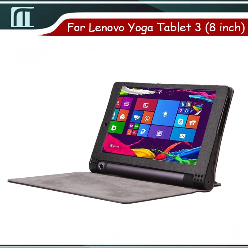 New high quality PU leather tablet cases for Lenovo Yoga Tablet 3 (8 inch) tablet cover with