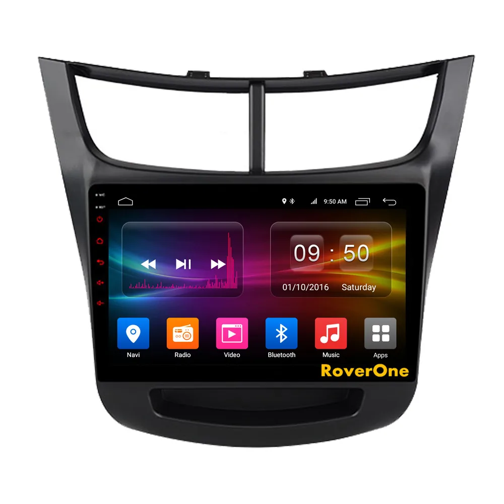 Perfect RoverOne Android 9.0 Car Multimedia Player For Chevrolet Sail 2015 2016 2017 Autoradio Bluetooth Radio Stereo GPS Navigation DSP 4