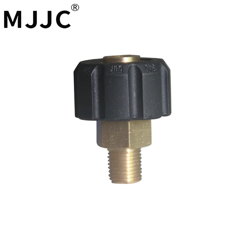 MJJC бренд пена Лэнс разъем m22 внутренняя резьба, используется для karcher hd серии с высоким качеством автомобилей - Цвет: Коричневый