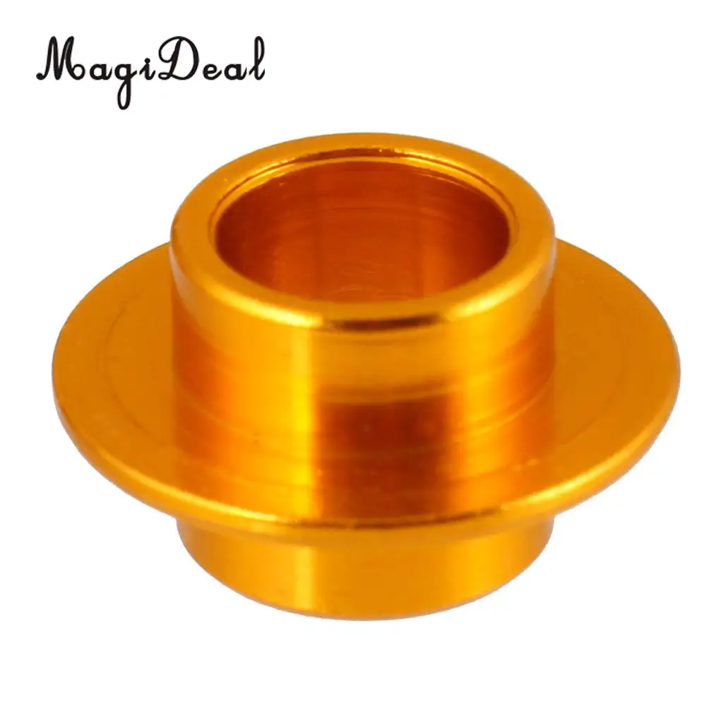 MagiDeal 8 Pcs Aluminum Gold Skating Flying Spacer Bushing Inline Roller Skates Bearing Sleeve Set Roller Skateboard Scooter