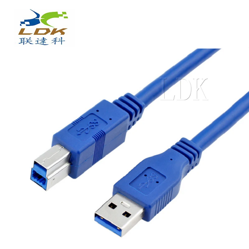 Liandake 50 шт. USB3.0 принтер линия передачи данных A в B. Usb для широкой сети