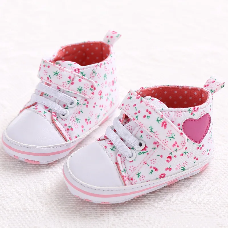  Baby Shoes Girls Chaussure Infant Newborn Booties Toddler Flower Sport Sneakers Girl Heart Boots Sa