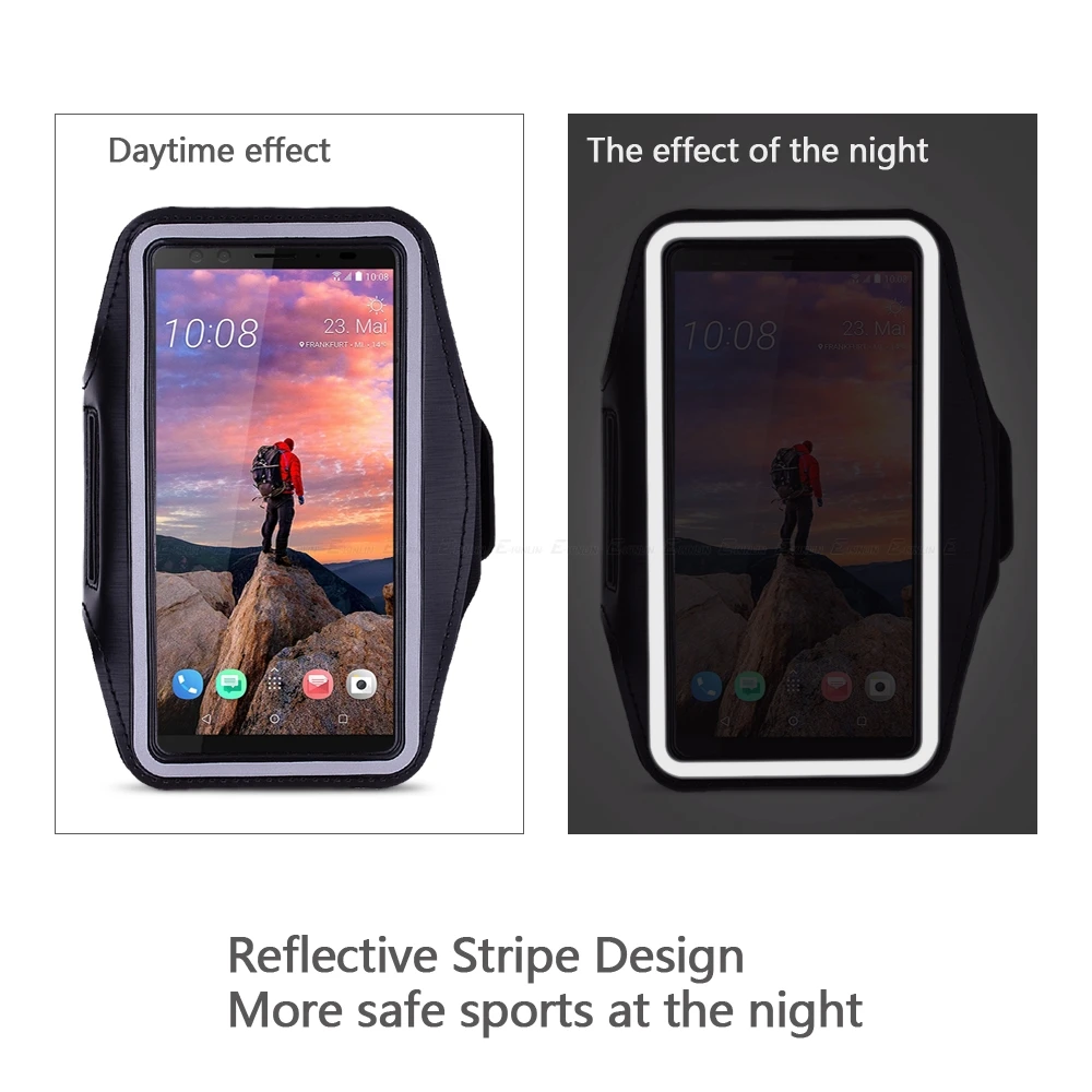 Чехол для занятий спортом бегом тренировкой нарукавником HTC U20 U19e U11 U12 Plus Life Eyes U Play