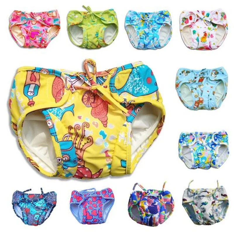 Wholesale Children's double insurance leakproof swimming briefs panties