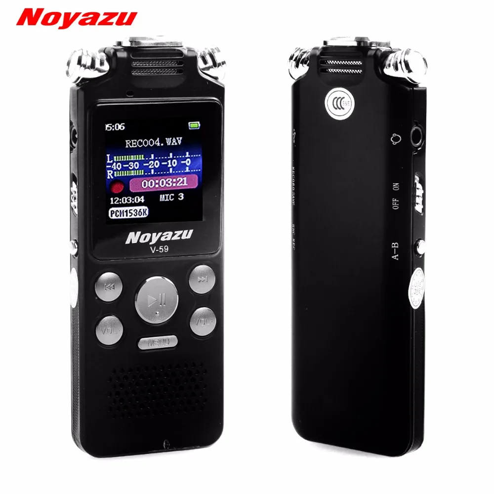 NOYAZU V59 Fast Charging 16GB Stereo Recording Digital