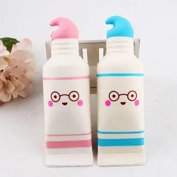 

New Kawaii Toothpaste Slow Rising Squishy Healing Fun Kids Squeeze Toy Phone Straps Charm Keychain Gift Stress relieve toy gifts