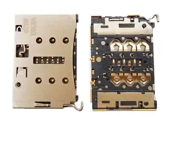

50PCS/lot, Original new Sim Card Reader Connector for HUAWEI Ascend P8 GRA-TL00 Slot Holder Slot Socket