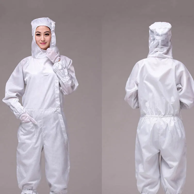 Антистатические комбинезоны пыленепроницаемые с капюшоном Cleanroom Gar мужчины ts краска рабочая одежда чистая одежда мужчины женщины защитный комбинезон