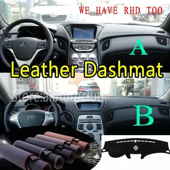 For Hyundai Genesis Coupe 2009 2011 2012 2013 2016 Leather Dashmat Dashboard Cover Dash Mat SunShade Carpet Custom Car Styling For Hyundai Genesis Coupe 2009 2011 2012 2013 2016 Leather Dashmat Dashboard Cover Dash Mat SunShade Carpet Custom Car Styling
