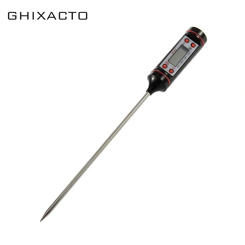 

GHIXACTO Digital Display Thermometer Instruments Hydrometer Meat Food Probe Kitchen Cooking Weather Station Temperature Sensor