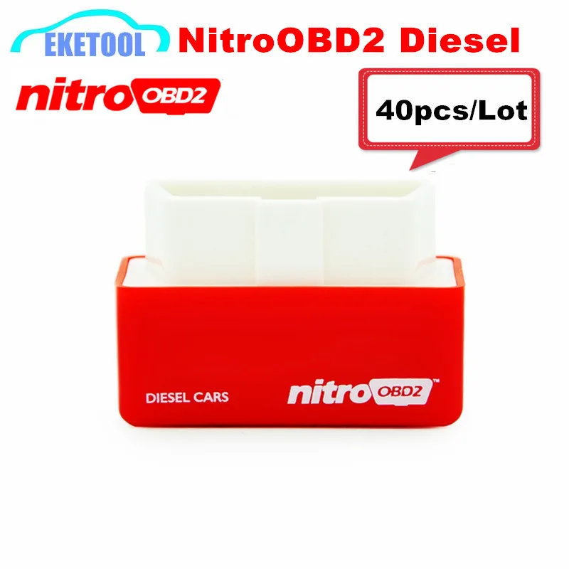 Prix pour 40 pcs/Lot Grand Augmenter les Performances Moteur NitroOBD2 Diesel Rouge Auto Professionnel ECU Chip Tuning NITRO OBD2 Plug & Driver Prix pour 40 pcs/Lot Grand Augmenter les Performances Moteur NitroOBD2 Diesel Rouge Auto Professionnel ECU Chip Tuning NITRO OBD2 Plug & Driver