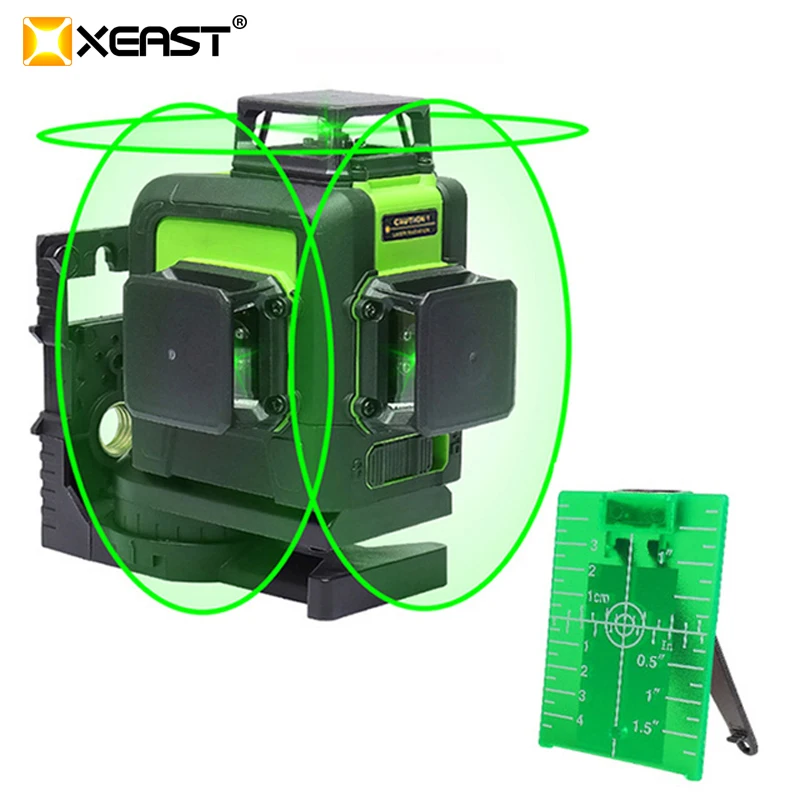 XEAST 3D XE-903 12Lines Green Laser Levels Self-Leveling 360 Horizontal And Vertical Cross Super Powerful Green Laser Beam Line XEAST 3D XE-903 12Lines Green Laser Levels Self-Leveling 360 Horizontal And Vertical Cross Super Powerful Green Laser Beam Line