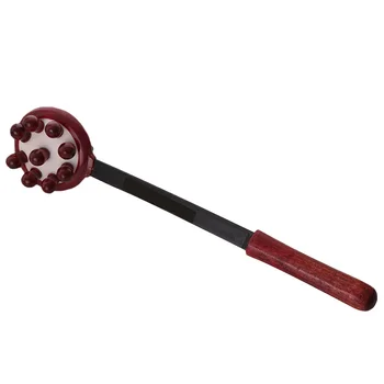 

Relaxing Home Use Body Knock Beat Long Handle Leg Back Neck Stick Durable Practical Therapy Care Tapping Wooden Massager