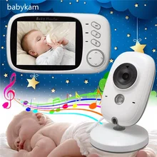3,2 дюймов детский монитор детектор фетальный ИК ночного видения колыбельные монитор температуры 2 способа разговора Баба электронная допплер