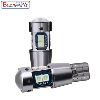 

BraveWay 5PCS High Quality T10 W5W Super Bright LED Car Interior Reading Dome Light Marker Lamp 168 194 LED Auto Wedge Parking