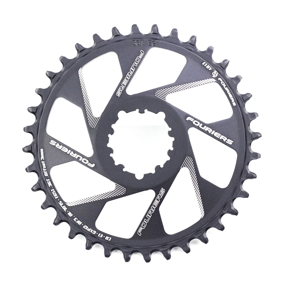 Fouriers круг MTB велосипед одна цепь 0 мм смещение прямое Крепление Boost 157 мм для GXP 12 Скоростей узкий широкий зубья цепное колесо