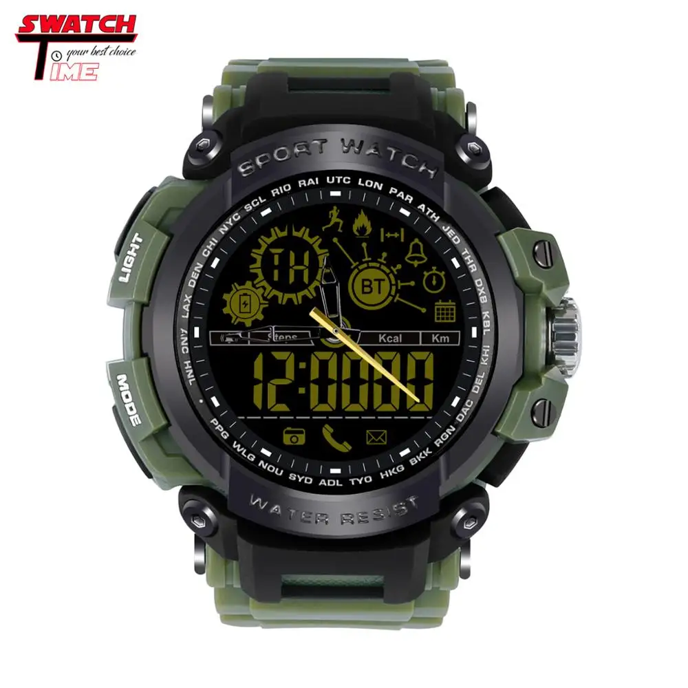 

SwatchTime EX17 Blue4.0 Smart Watch Whatsapp/Wechat Waterproof Smart Bracelet Fitness Watch