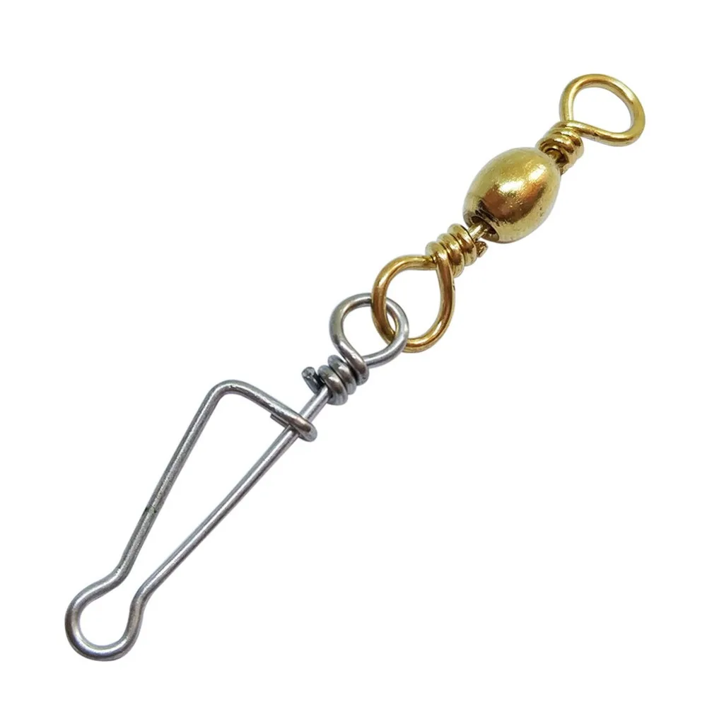

20pcs/lot Barrel Swivel with Italinan Snap Fishing Swivel Snap Carp Fishing Tackle Stainless Steel Fishing Connector