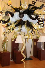 Free Shipping 120v/240v LED Bulbs Unique Parlor Lamp Hand Blown Glass Chihuly Style Chandelier Free Shipping 120v/240v LED Bulbs Unique Parlor Lamp Hand Blown Glass Chihuly Style Chandelier
