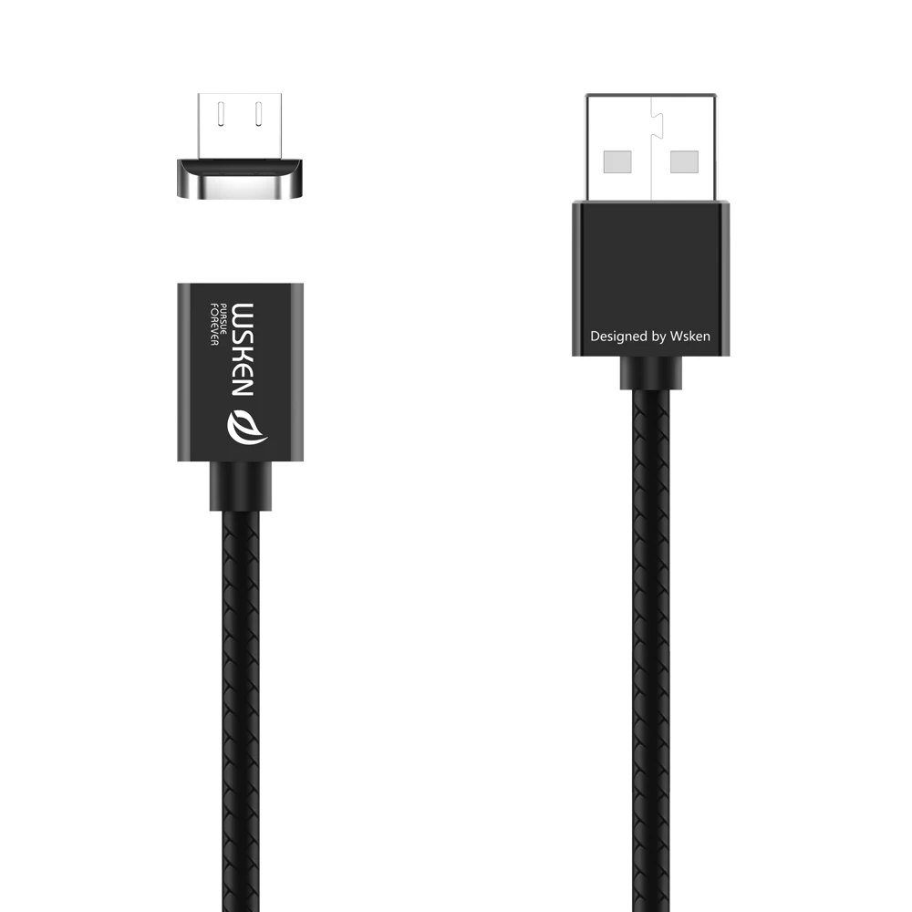 WSKEN X1 металлический магнитный Кабель Micro-USB 5-контактный разъем для зарядное устройство для Android кабель передачи данных конвертер