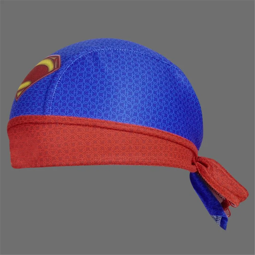 Лето супер герой/Супермен/Железный человек/Бэтмен/шапка Человека-паука повязки на голову шарф дышащая мужская женская бандана шарф велосипедная шапка шарф шапка