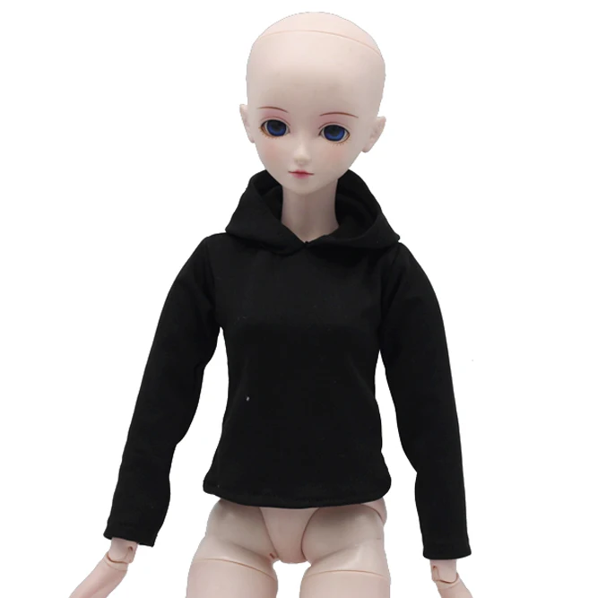 Новинка 60 см 1/3 BJD куклы одежда рубашка и брюки игрушки аксессуары костюм платье девочки игрушки подарок - Цвет: only clothes black