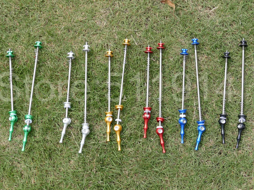 

Titanium Quick Release Skewer SET TI AXLE 50g PAIR ROAD - Lightest
