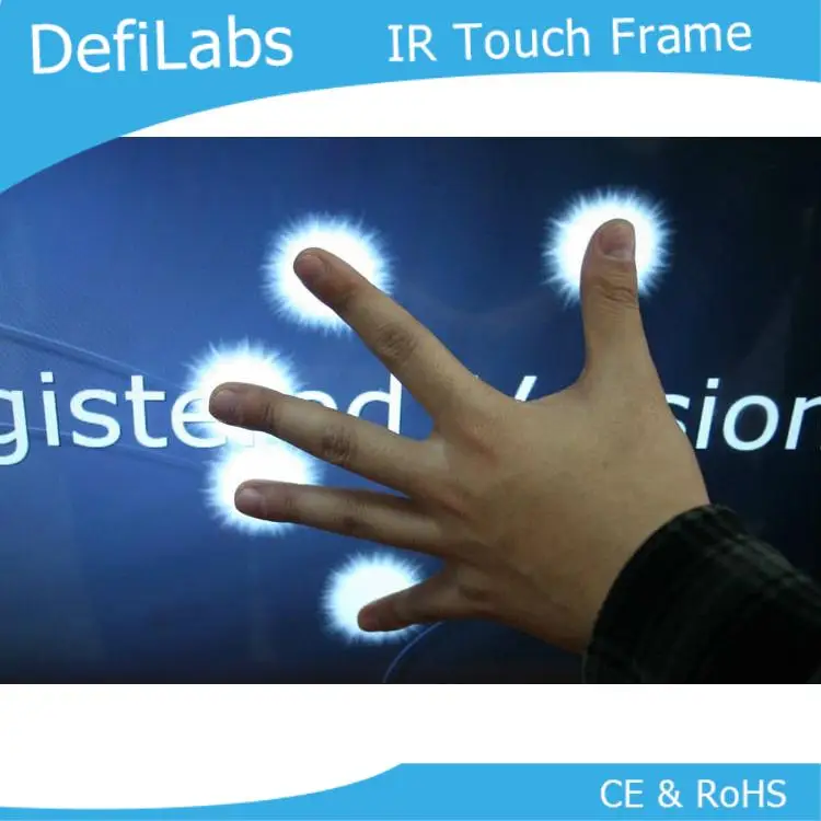 

DefiLabs 55 inch 10 points IR interactive Multi Touch Screen Panel/frame/overlay