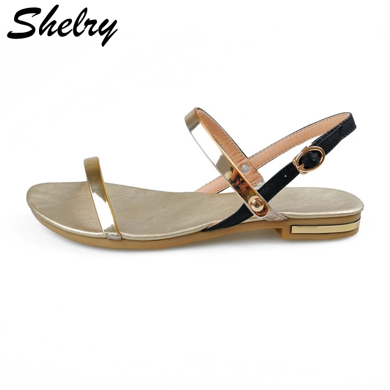 gold flat evening sandals