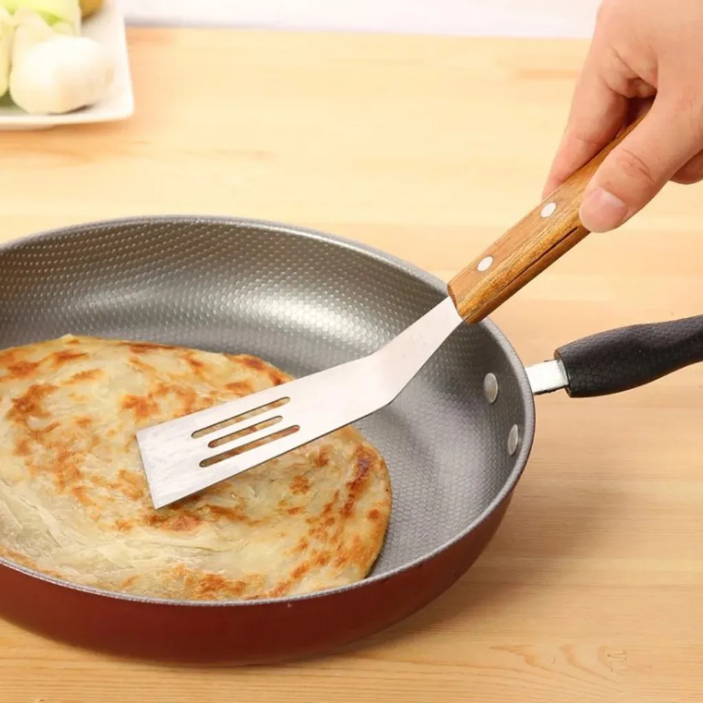 

Kitchen Utensil Pancakes Shovel Home Teppanyaki Fried Steak Shovel Cut Non-Stick Kitchen Cooking Tool
