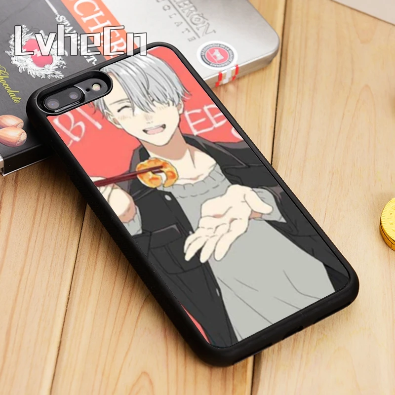 

LvheCn YURI on ICE Viktor Katsuki Phone Case Cover For iPhone 5 5s SE 5C 6 6s 7 8 10 X Samsung Galaxy S5 S6 S7 edge S8 S9 plus