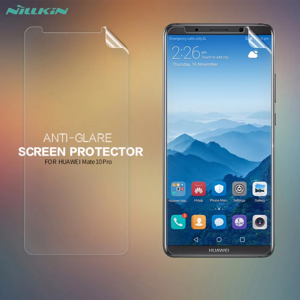 2 pcs/lot Matte Screen Protector Film for Huawei Mate 10 Pro NILLKIN