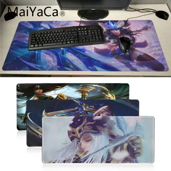 

MaiYaCa Vintage Cool League Of Legends Sivir Ashe Laptop Gaming Mice Mousepad Unique Desktop Pad Game Lockedge Mousepad anime