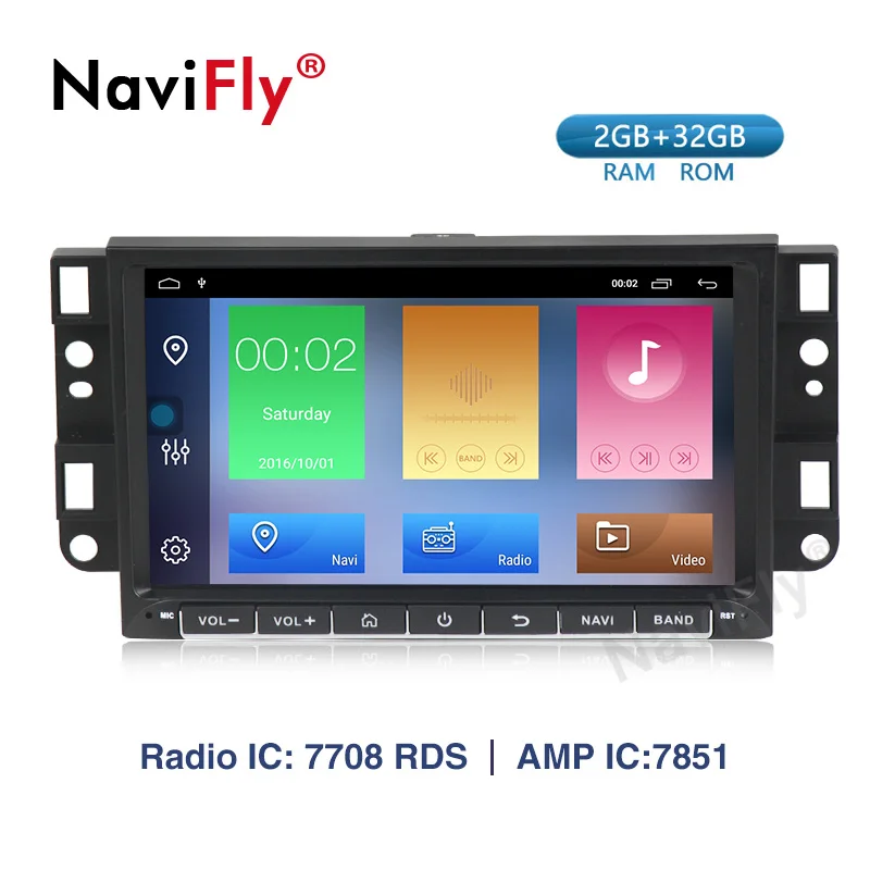 

NaviFly 7inch android car multimedia player for Chevrolet Captiva Aveo Epica Spark Optra Tosca Kalos Matiz Lova Auto gps radio