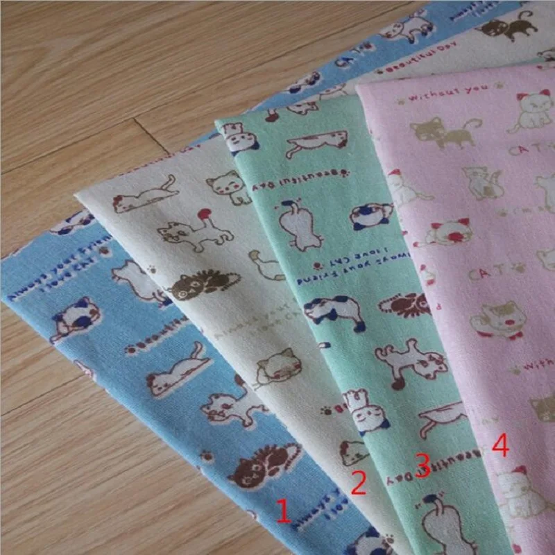 

Linen Cotton Fabric Cartoon Print Canvas Fabric For Patchwork Fabric Handmade DIY Sewing Craft Cloth Fabric Textile Material