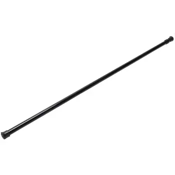 

TOP!-Extendable Telescopic Spring Loaded Net Voile Tension Curtain Rail Pole Rods,70~120cm,Black