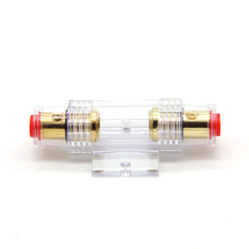 

1PCS Fuse Holder Block For Car Vehicle Subwoofer Audio In Line AMP Amplifier Cable Gauge Gold Plated