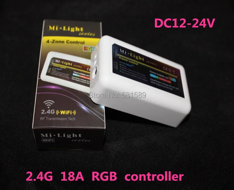 

10pcs 2.4G 18A RF Wireless 4-Zone LED RGB Controller for Strip Light