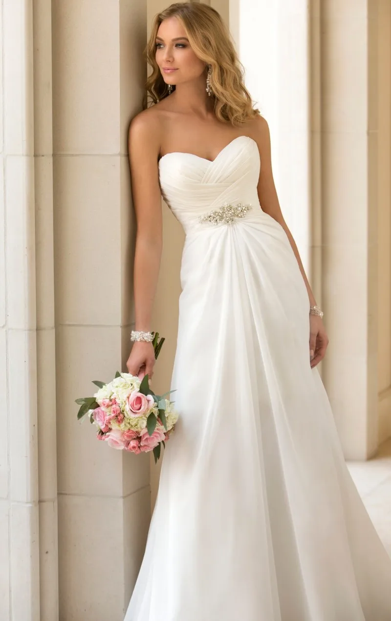 Popular Simple Beautiful Wedding Gown-Buy Cheap Simple Beautiful ...
